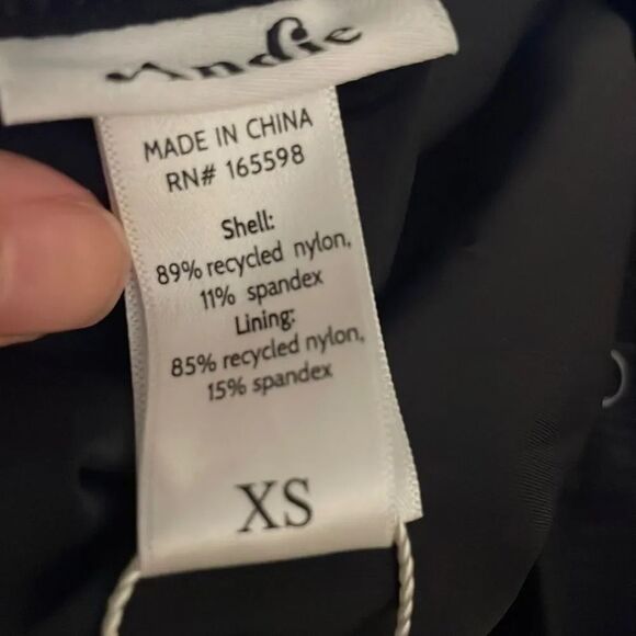 Andie Swim The Malibu One Piece Rib Black size XS NWT - Picture 3 of 7